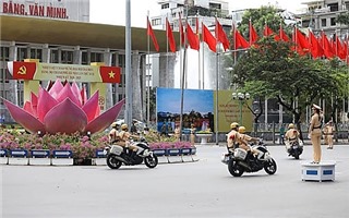 Hà Nội phân luồng giao thông phục vụ Đại hội Đảng lần thứ XIII