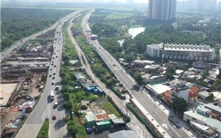 Chính thức thông xe đường Song Hành dọc theo cao tốc TP.HCM - Long Thành - Dầu Giây