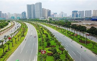 Hà Nội phân luồng giao thông để sửa chữa mặt đường chính Đại lộ Thăng Long