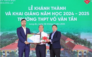  Long An: Trường học quy mô 100 tỷ do VPBank tài trợ đạt chuẩn xanh Quốc tế