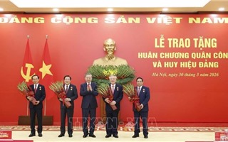 Tổng Bí thư Tô Lâm chủ trì Lễ trao tặng Huân chương Quân công và Huy hiệu Đảng 