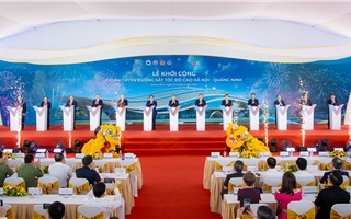 Vingroup khởi công dự án tuyến đường sắt tốc độ cao Hà Nội - Quảng Ninh 