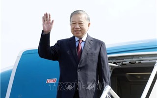 Tổng Bí thư, Chủ tịch nước Tô Lâm bắt đầu chuyến thăm cấp Nhà nước tới Ấn Độ