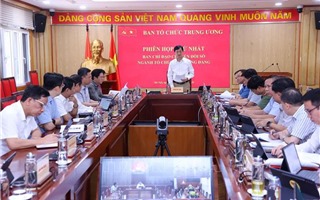 Phiên họp thứ nhất Ban Chỉ đạo chuyển đổi số ngành Tổ chức xây dựng Đảng 