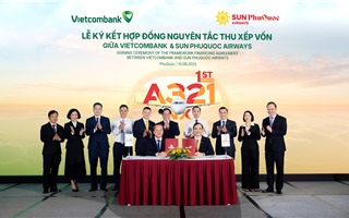 Sun PhuQuoc Airways ký hợp đồng thu xếp vốn với Vietcombank phát triển đội bay