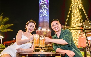 “Chốt kèo” 2/9 gần Hà Nội: Mê mẩn show 3D mapping và pháo hoa kép