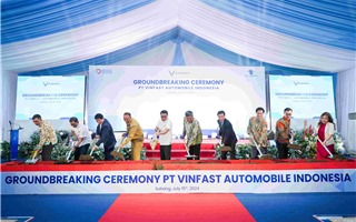 Vinfast chính thức động thổ nhà máy lắp ráp xe điện tại Indonesia 