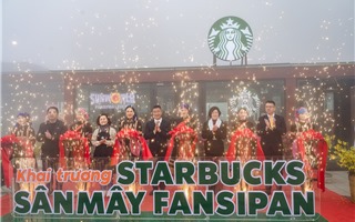 Fansipan chính thức có cửa hàng Starbucks cao nhất châu Á 