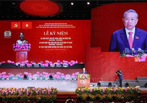 Tổng Bí thư Tô Lâm phát biểu tại Lễ kỷ niệm 80 năm Ngày truyền thống CAND