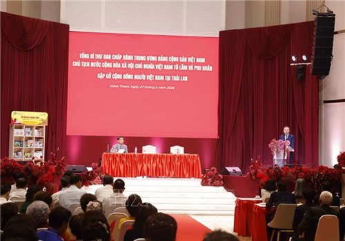 Tổng Bí thư, Chủ tịch nước Tô Lâm gặp gỡ cộng đồng người Việt Nam tại Thái Lan 
