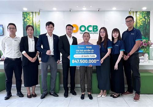 Bảo hiểm số OPES chi trả gần 1 tỷ đồng cho gia đình khách mua bảo hiểm 