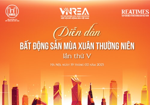  Sắp diễn ra Diễn đàn BĐS Mùa Xuân và Lễ Vinh danh thương hiệu BĐS dẫn đầu