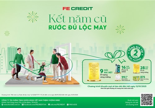  Kết năm cũ, rước đủ lộc may cùng FE CREDIT 